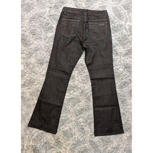 Y2K Women's Vintage Calvin Klein Flare Jeans Size 4 Black